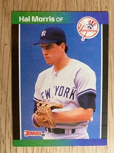 Hal Morris USA MLB Baseball TRADING CARD - Donruss 1989 - Picture 1 of 2