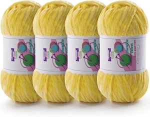 Soft Chunky Chenille Yarn, Plush Velvet Yarn for Hand Knitting and Crocheting, - Picture 1 of 7