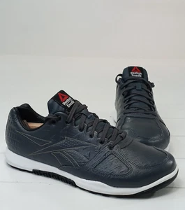 Reebok CrossFit Nano 2.0 Training Shoes Rare Gray Croc Leather Men's Size 10 EUC - Picture 1 of 24