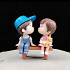 2pcs Valentines Day Gift Girlfriend Boyfriend Lovers Couple Kiss Resin Doll G-cx