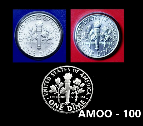 2008 P D S - Proof & 2 Satin Finish Roosevelt Dime 3 coin Set U.S Mint Cello Cover