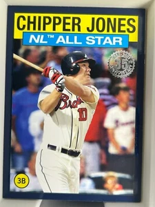 Topps 2021 - 1986 Topps All-Star Baseball Chipper Jones #86AS29 Blue Border - Imagen 1 de 1