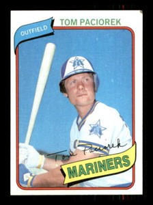 1980 Baseball Topps Tom Paciorek Seattle Mariners #481 1