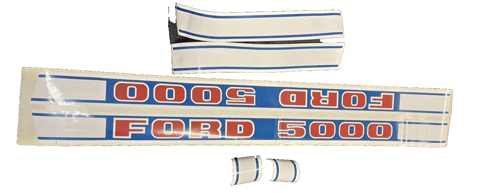 Juego de calcomanías para capó de tractor KIT F504HB para Ford New Holland 5000 (1968 en adelante) Foto 1 de 4
