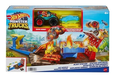 Hot Wheels Monster Trucks Blast Station Playset - Image 1 of 3