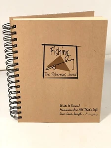 Journals Unlimited Write it Down Series Fishing, The Fishermans Journal Hecho en EE. UU. - Imagen 1 de 12