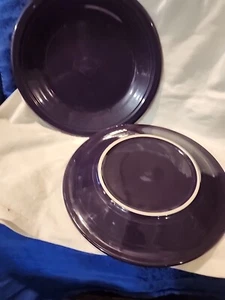 2 Fiestaware Heather Purple Dinner Plate 10.5” Retired Color 2006-2009 - Picture 1 of 7