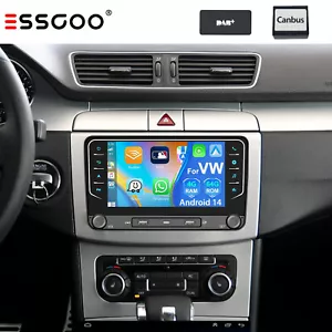 DAB+ Für VW Touran Golf 5 6 Plus Caddy Jetta Autoradio Android 14 4+64G Carplay - Bild 1 von 18
