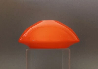 Jarrón de vidrio raro Walther Gropius Bauhaus 'TAC02' Rosenthal naranja/blanco 1969 Foto 1 de 4