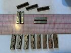 New Old Stock Small Steel Hinges Lot Of 13 Fine Double Walls 1.25" - .75"