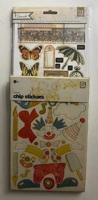 Pegatinas básicas de aglomerado gris Cupcake Chip y aglomerado de serenata-haz envío combinado Foto 1 de 3