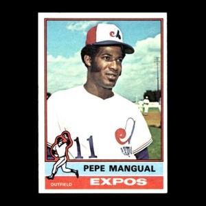 Pepe Mangual 1976 Topps Montreal Expos #164 Vintage GM!