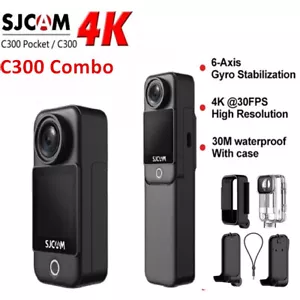 SJCAM C300 4K 6-Axis Pocket Action Camera 30FPS 5G/2.4G WiFi Waterproof Sport - Picture 1 of 19