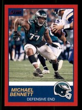 2019 Score #189 Michael Bennett Red NR-MT
