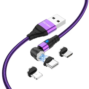 USB C Cable 3A Fast Charging Nylon Braided Compatible Samsung Galaxy Note Moto - Picture 1 of 12