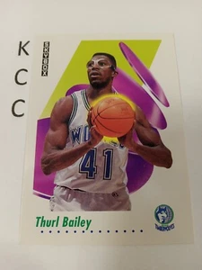 1992 Skybox Basketball #635 Thurl Bailey Minnesota Timberwolves - Picture 1 of 2