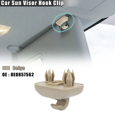 Gancho parasol coche beige gancho clip retenedor 8U0857562 para Audi A5 Quattro 2010-2015 Foto 1 de 4