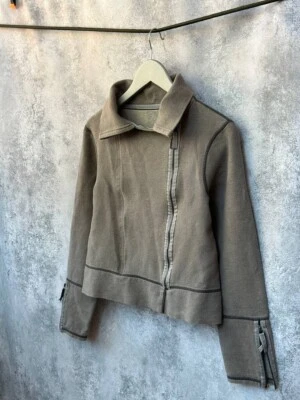 Chaqueta Annette Görtz Cremallera Asimétrica Costuras Decorativas Moto Mujer Talla 34 Foto 1 de 4