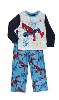 Spider-Man Boy's Superhero Spider-Man Poly Flannel Pajama Set - Image 1 of 3