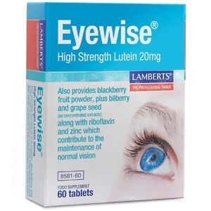 Lamberts Eyewise High Strength Lutein 20mg 60 Tablets