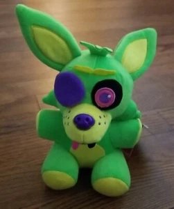 BNWT Funko Blacklight Foxy FNAF Five Nights At Freddy 8" Official Plush - Picture 1 of 9