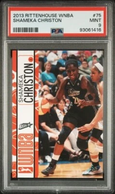 2013 Rittenhouse WNBA SHAMEKA CHRISTON PSA 9 Arkansas Razorbacks San Antonio - Image 1 of 2