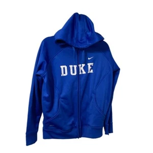 Nike Duke Blue Devils Full Zip Hoodie Jacket Nikefit Athletic Polyester Adult M - Picture 1 of 6