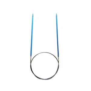 Kollage :: Quadratische Rundstricknadeln BLAU festes Kabel:: 5 US / 3,75 mm / 32" - Bild 1 von 1