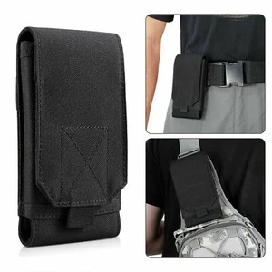 Universal Outdoor Army Tactical Pouch Case For Smart Phones Belt Holder Cover - Picture 1 of 10