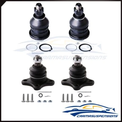 Se adapta a 82-85 Mitsubishi Mighty Max 4 piezas suspensión delantera rótulas superiores Foto 1 de 4