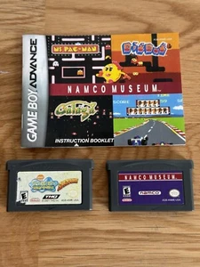 Namco Museum + SpongeBob SquarePants Games (Nintendo Game Boy Advance, GBA) - Picture 1 of 10
