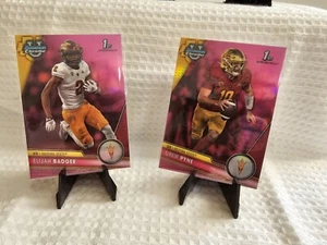 Arizona State Lot Of 2 Bowman University Chrome 1st Pink Refractor Drew Pyne... - Picture 1 of 2