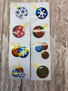 100 pegatinas de adornos navideños suministros para maestros sobres sellos  - Imagen 1 de 1