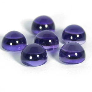 Cabujón redondo de 9,3 mm de amatista púrpura natural genuina de 16,82 quilates 6 piezas de piedras preciosas - Imagen 1 de 3