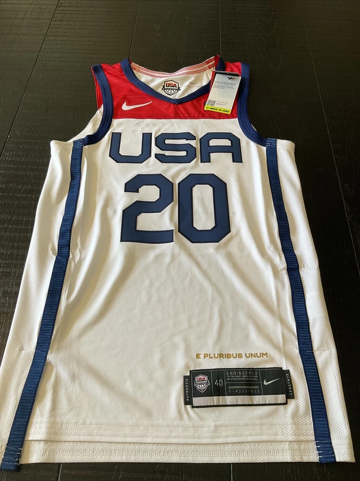 Nike Vaporknit Basketball 2020 Tokyo Olympics Authentic Jersey Ct6516-100 Men S
