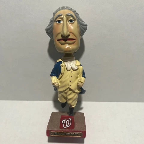 2007 Washington Nationals George Washington Bobblehead Mascot MLB PNC *Chipped* Cover