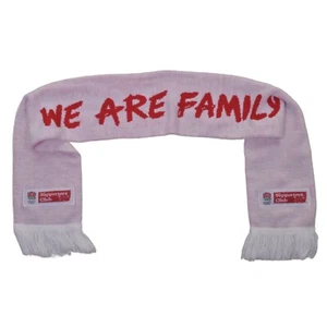 England Rugby Partidarios Club Bufanda Rojo Blanco Rosa Ventilador Oficial - Picture 1 of 4