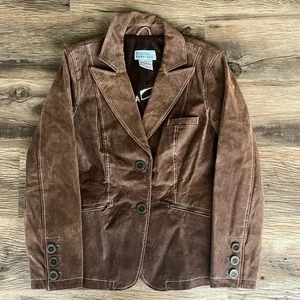 Vintage Bradley by Bradley Bayou brown genuine leather jacket XL - Picture 1 of 11