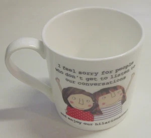 Rosie Made A Thing-Conversation- Bone China Mug RARE New w/Tag - Picture 1 of 7