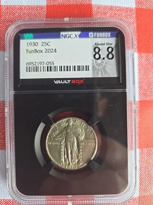 1930 25 Cent Fun Box 2024 8.8 Vault Box  Very Nice Looking Quarter - Image 1 of 4