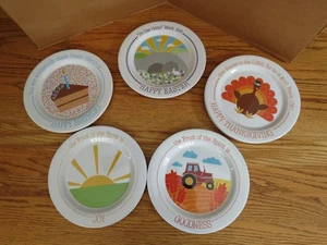 Fruit-Full Kinder Christlicher Teller Fruit of the Spirit Melamin BPA frei nach Wahl - Bild 1 von 8