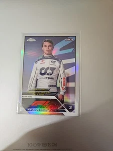 NYCK DE VRIES RC 2023 Topps Chrome F1 #181 Silver Refractor Rookie SP - Picture 1 of 2