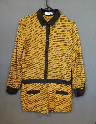 Mameluco BCBGeneration para mujer 4 espalda amarilla verano Y2K transparente informal ligero Foto 1 de 4