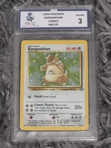 1999 Pokeman Kangaskhan Jungle Card Grade 3 BY Mgc - Picture 1 of 8