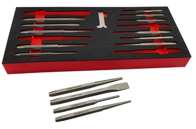 15PC Heavy Duty Punch & Chisel Set by Britool Hallmark - Image 1 of 4