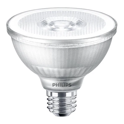 Philips 12W PAR30S LED 3000K Bright White Flood Single Optics Bulb - 75w Equiv. - Image 1 of 3