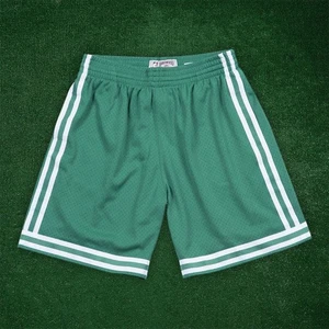 1985-86 Boston Celtics NBA Mitchell & Ness Home Road Green Swingman Shorts - Picture 1 of 4