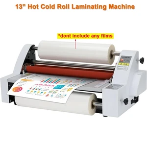 Máquina laminadora laminadora en frío caliente de 13" + laminación de lados individuales y dobles - Imagen 1 de 9
