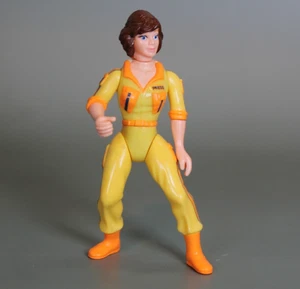 TNMT Teenage Mutant Ninja Turtles - April O'Neil Playmates Figure - Orange Boots - Picture 1 of 3