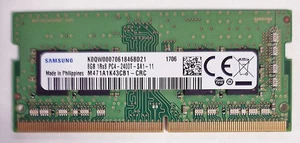 8GB Samsung DDR4 2400MHz Laptop Memory RAM PC4-19200 SODIMM 260-Pin 1.2V - Picture 1 of 1